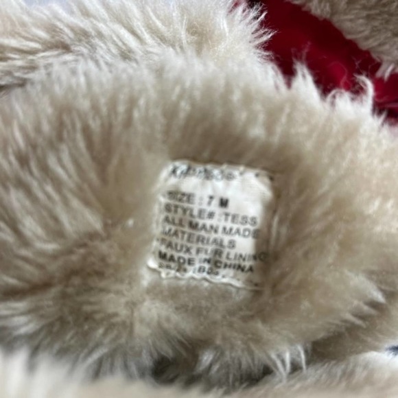 Khombu Size 7 Faux Fur Lined Winter Snow Boots - Picture 9 of 14